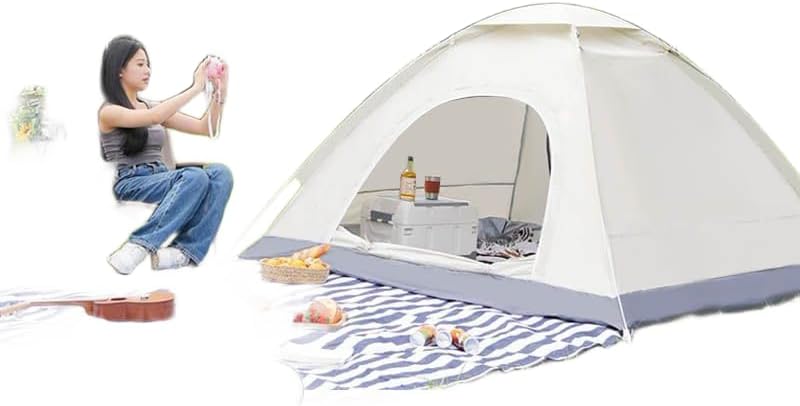 Amazon.co.jp: Galacthic ワンタッチテント 2-3人用 シルバー